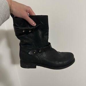 Rag & Bone Leather Moto Boots
